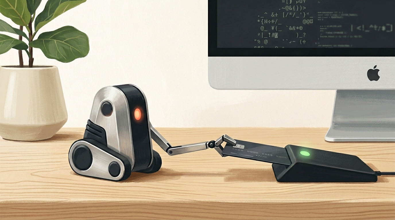 Hero image — The Agent Now Has a Credit Card