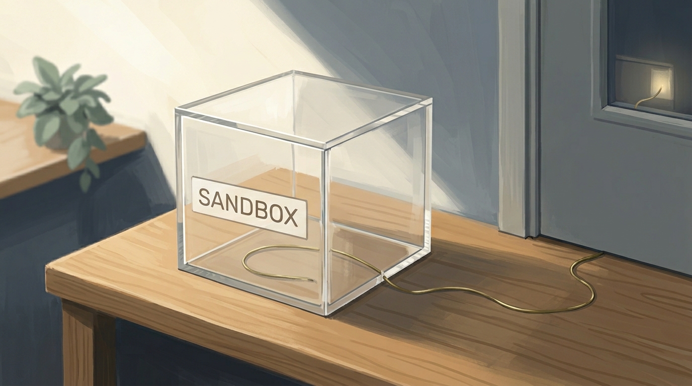 Hero image — The Sandbox That Followed the Symlink